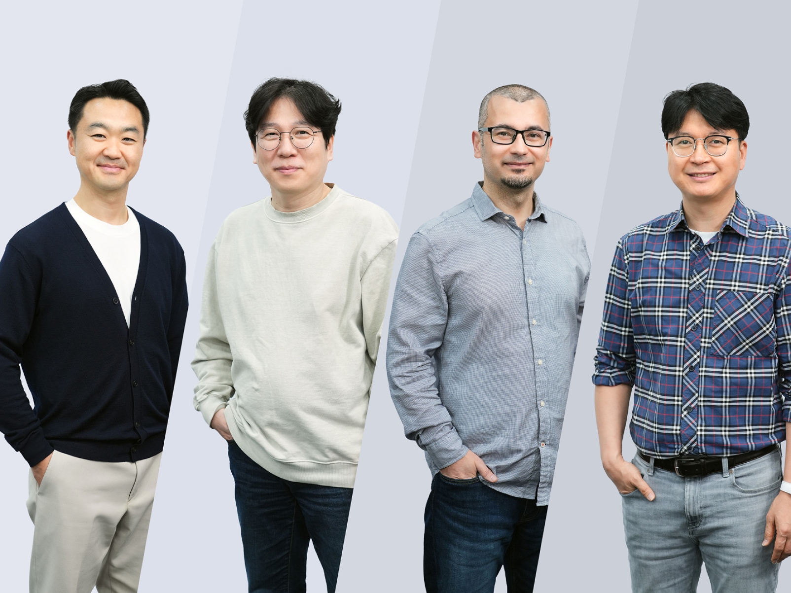 (왼쪽부터) 김정욱 TL, 오영근 TL, 유수프 TL, 김규동 님