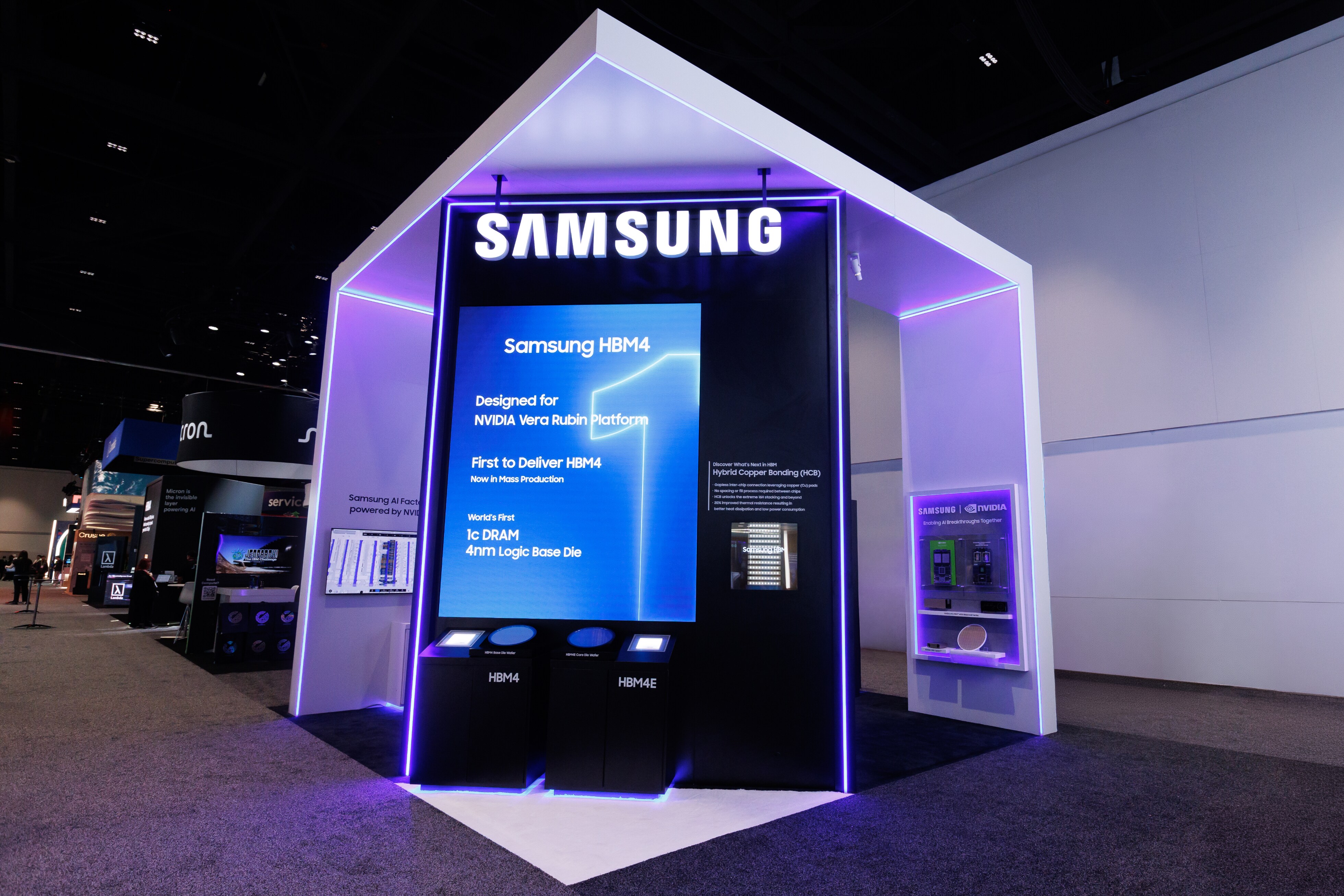 Samsung Electronics’ GTC 2026 booth