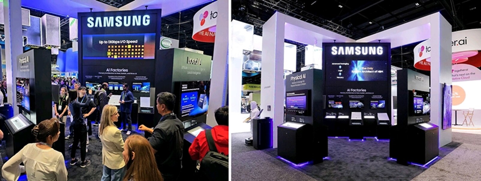 삼성전자 GTC 부스 사진