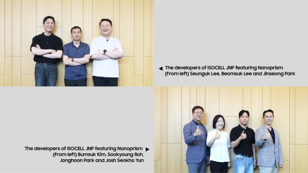 Group photo of ISOCELL JNP developers – key engineers behind Samsung’s Nanoprism-based image sensor innovation