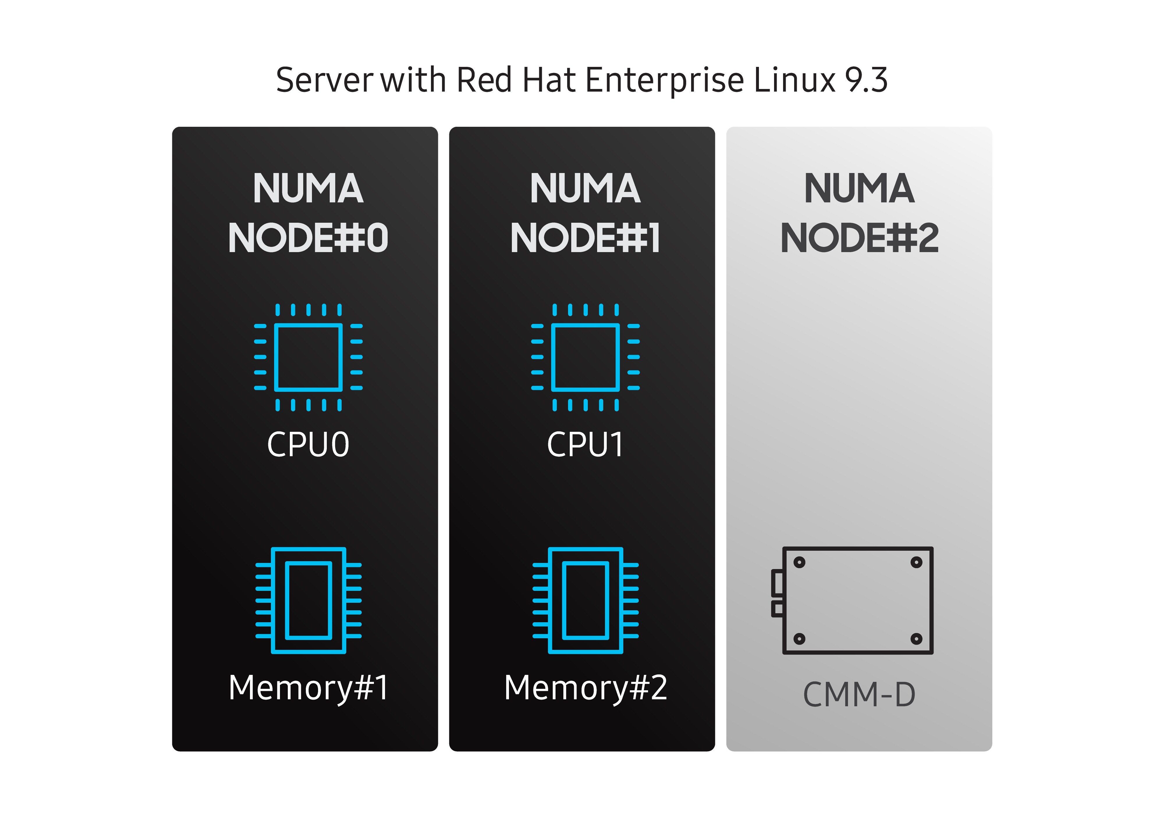 CPU가 없는 NUMA node의 CMM-D
