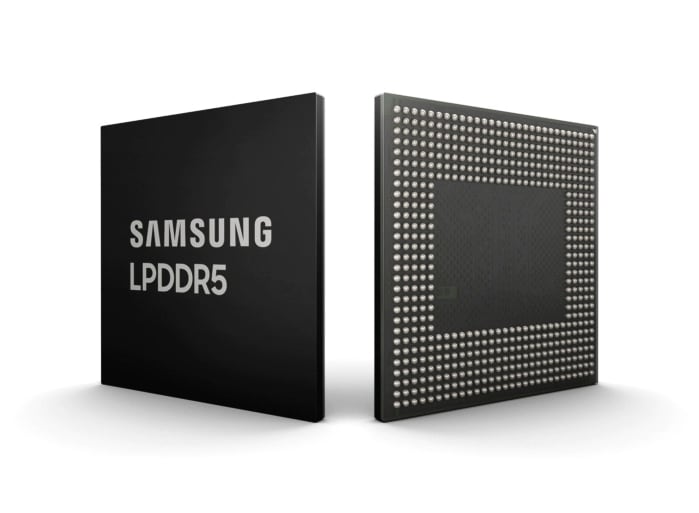 Samsung LPDDR5 front and back