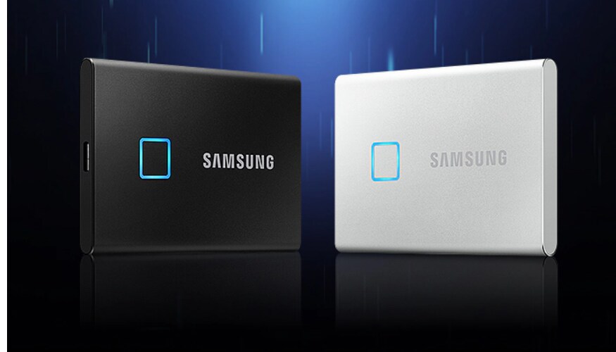 Samsung Releases Portable SSD T7 Touch – the New Standard in Speed and  Security for External Storage Devices – Samsung Global Newsroom