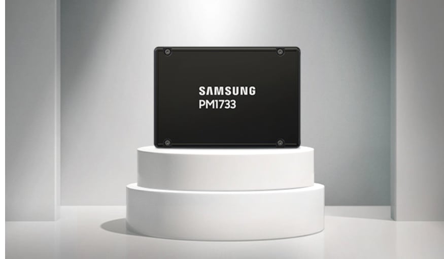 An illustrative image of Samsung PM1733."