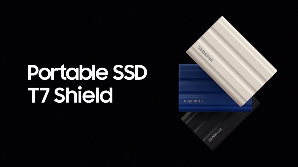 Samsung Semiconductor Portable SSD T7 Shield