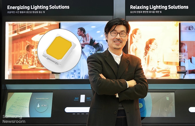Jinha Kim of the Lighting Marketing Group from the LED Business Team at Samsung Electronics
