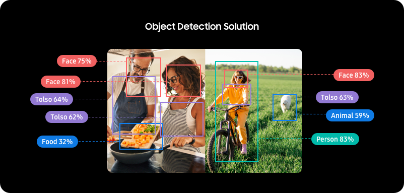 Samsung's content-aware ISP solution is an object detection solution that can recognize objects and other details about them.