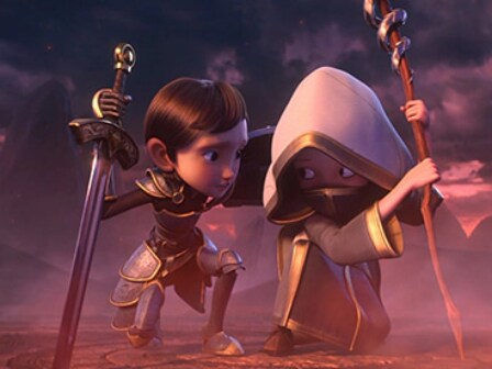 This is a scene from the animation '#TogetherWithYou: A Holiday Letter From Exynos'.
