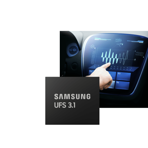 Samsung Electronics UFS 3.1 is used by the next generation of hugely upgraded in-vehicle infotainment systems.