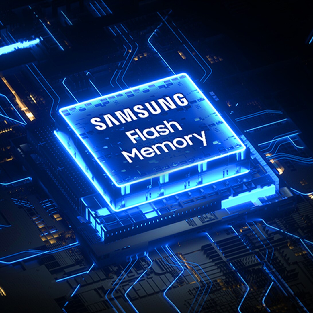 Samsung's memory products are installed on the motherboard.