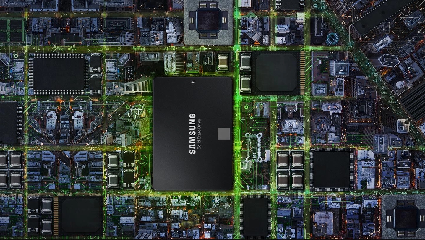 Top view of Samsung Semiconductor Solid State Data
