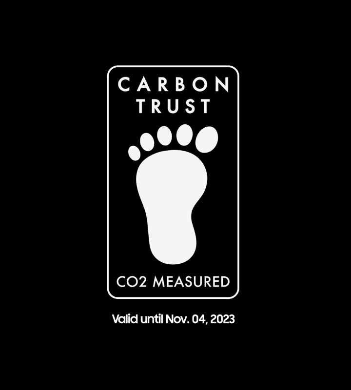 980 PRO has obtained the Carbon Measured label from Carbon Trust, showcasing Samsung Semiconductor's meticulous management of the product's carbon impact.