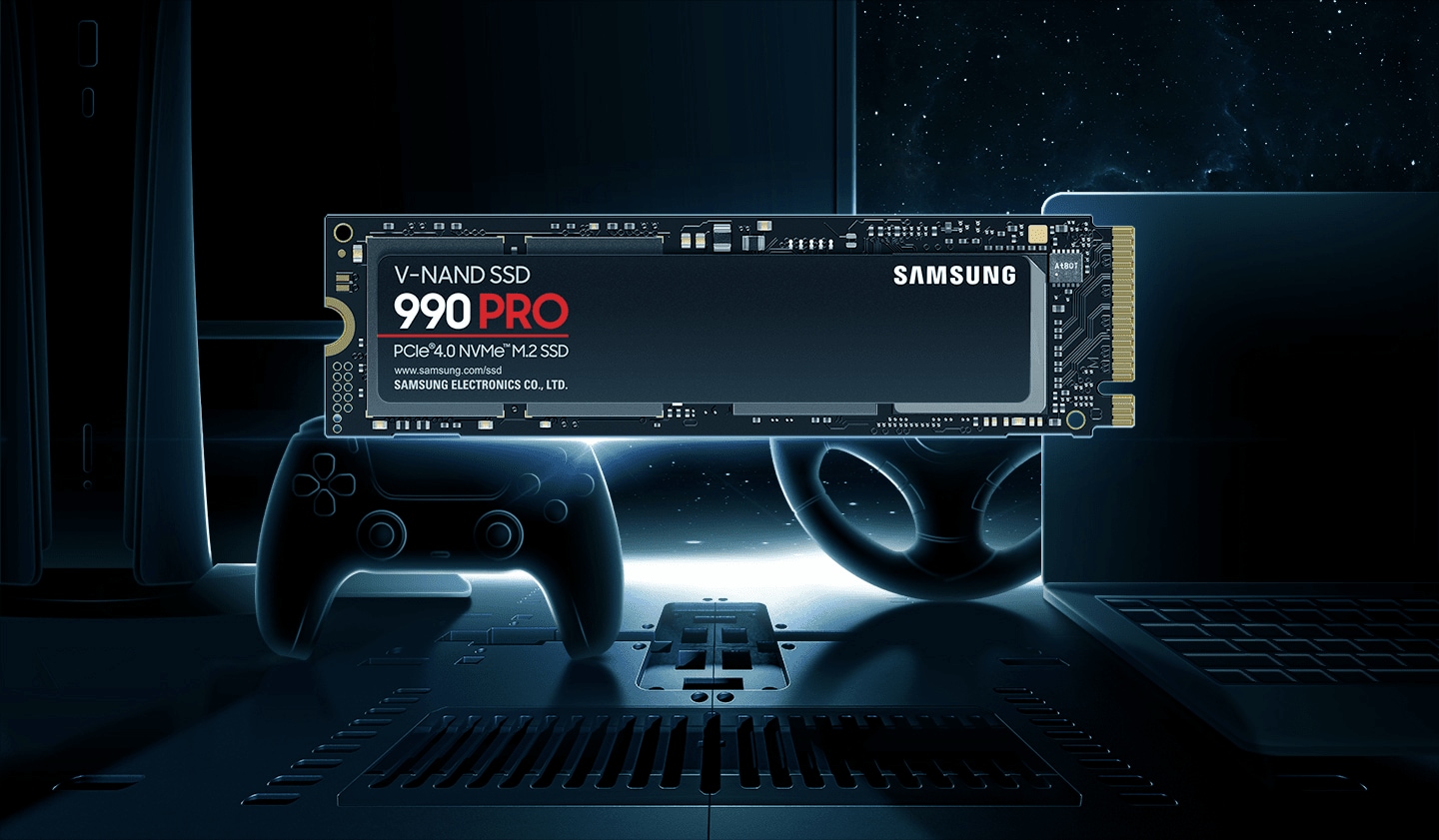 Samsung Semiconductor 990 PRO boosts random performance by over 55%, enabling faster loading for gaming.