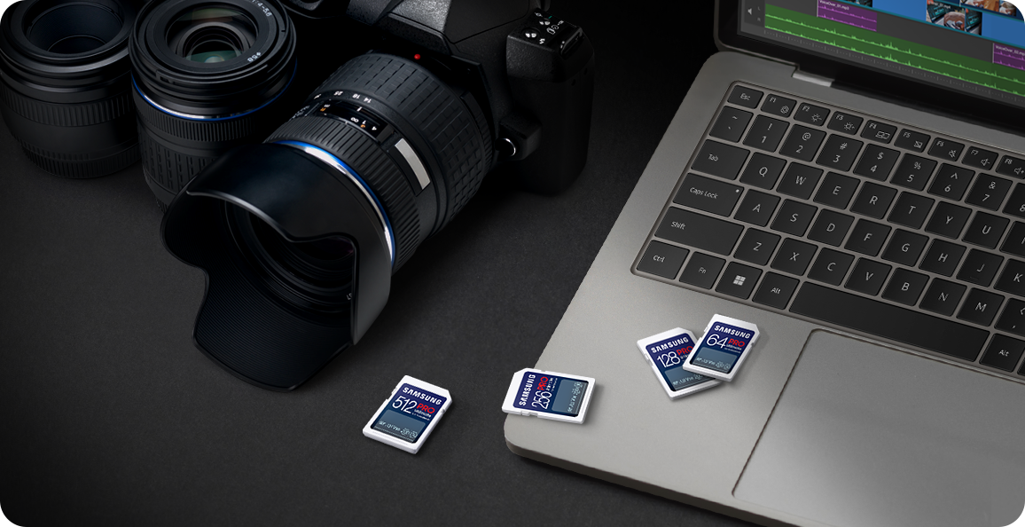 Samsung PRO Ultimate SD card provides blazingly-fast performance to optimize creative workflow of professional photographers and content creators.