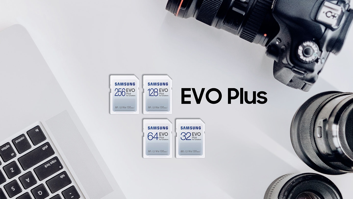 These are images of Samsung EVO plus 256gb, 128gb, 64gb, and 32gb.