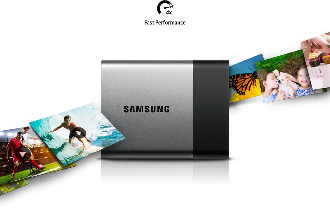 Samsung Portable SSD T3, fast performance 