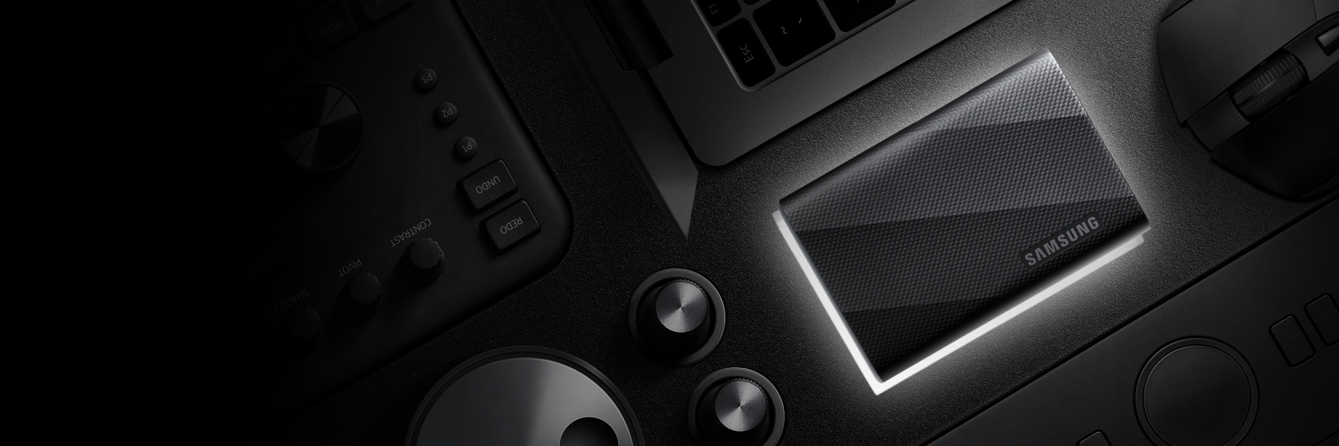 The T9 is a portable SSD device.