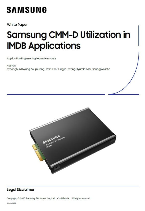Samsung CMM-D Utilization in IMDB Applications