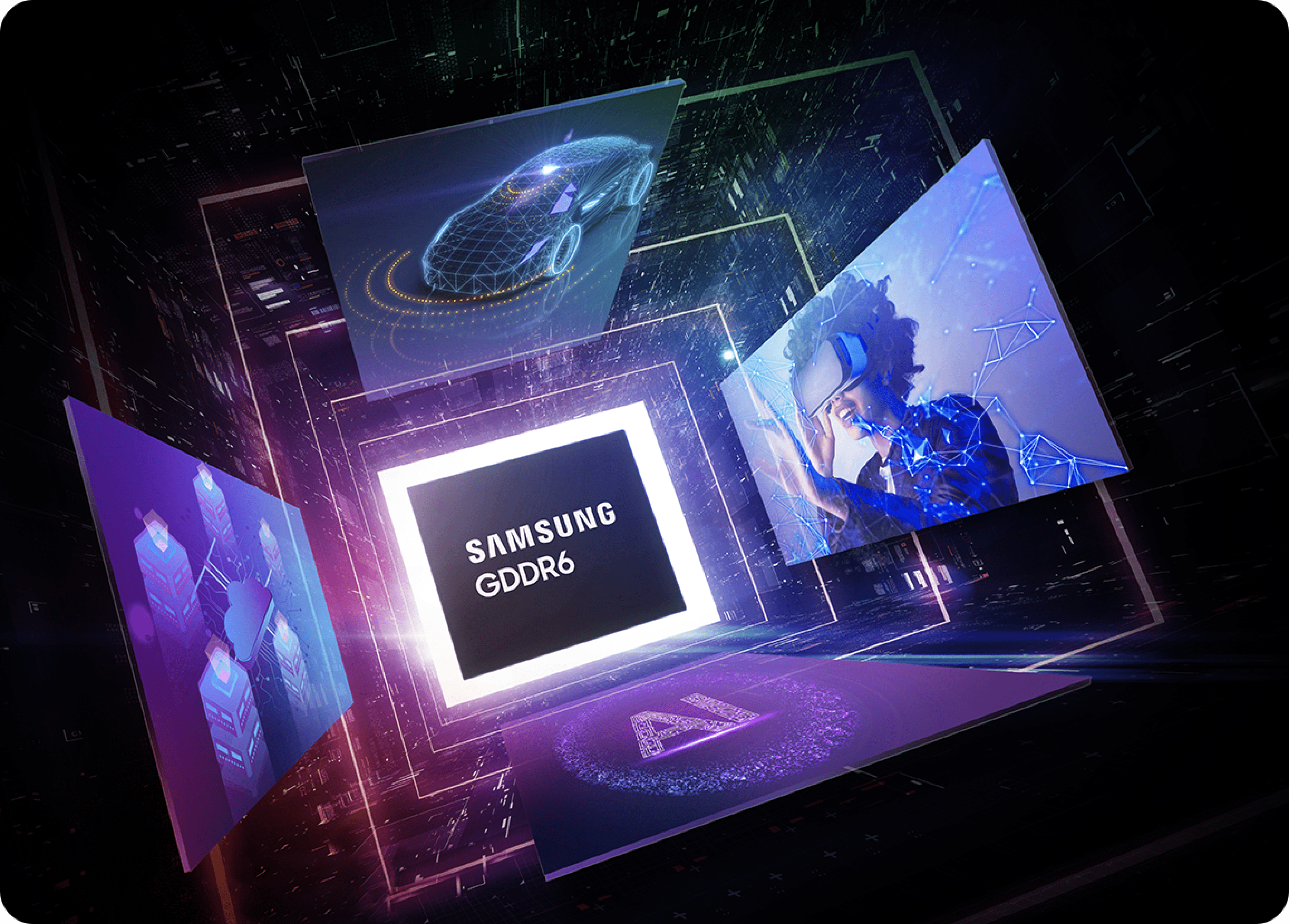 Samsung GDDR6 is built to stretch the role of graphic DRAM from VGA to high-performance computing and gaming to AI.