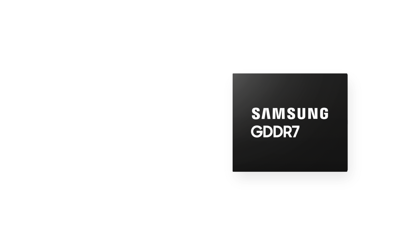  an image of Samsung GDDR7