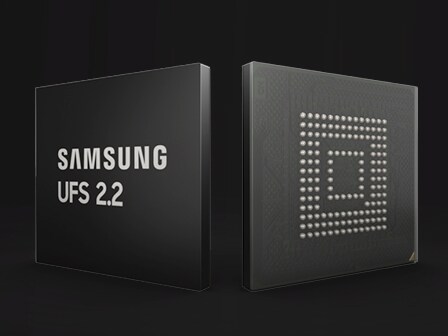 UFS 2.2 is one of Samsung Semiconductor's flash storage products.