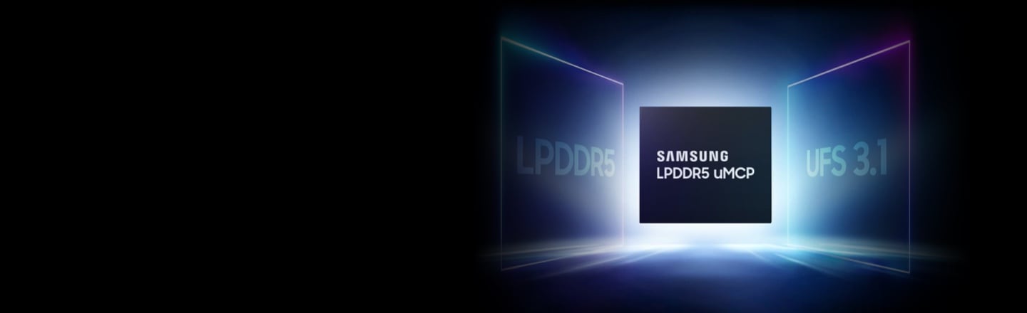 The Samsung LPDDR5 uMCP brings DRAM and NAND together in one compact package, delivering flagship-level performance.