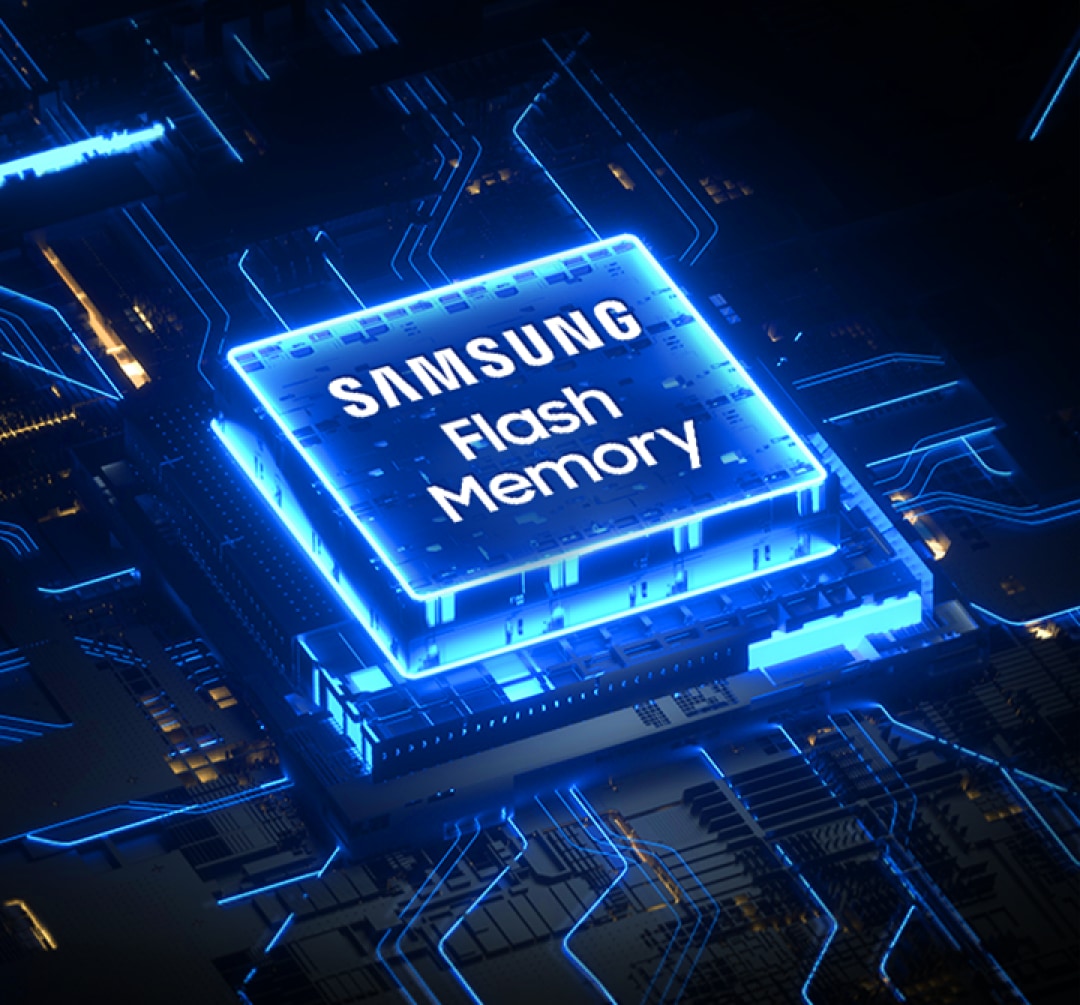 Samsung's memory products are installed on the motherboard.
