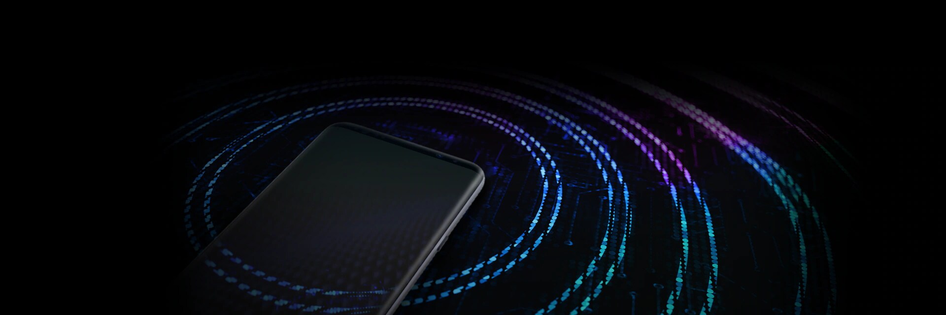 데이터 흐름 위에 배치된 모바일 디바이스로 표현한 보안성과 확장성을 갖춘 eStorage