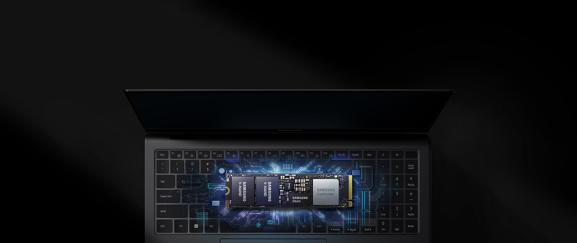 PM9A1a SSD를 투명하게 볼 수 있는 노트북