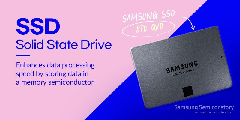 메모리 기반인 SSD 드라이브의 특징