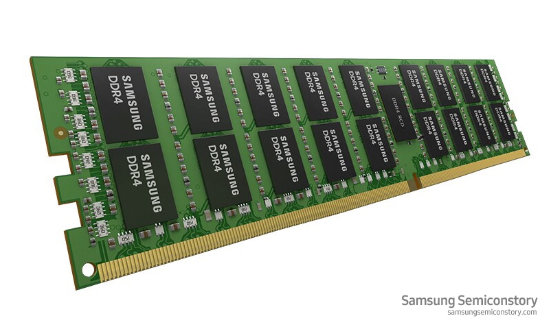 ▲삼성전자의 차세대 데이터센터용 '256GB 3DS DDR4 RDIMM