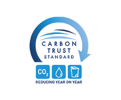 The logo for the Carbon Trust Triple Standard for Carbon, Water and Waste