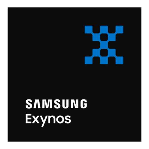 엑시노스 프로세서 칩 이미지가 정면으로 보여지고 있습니다.